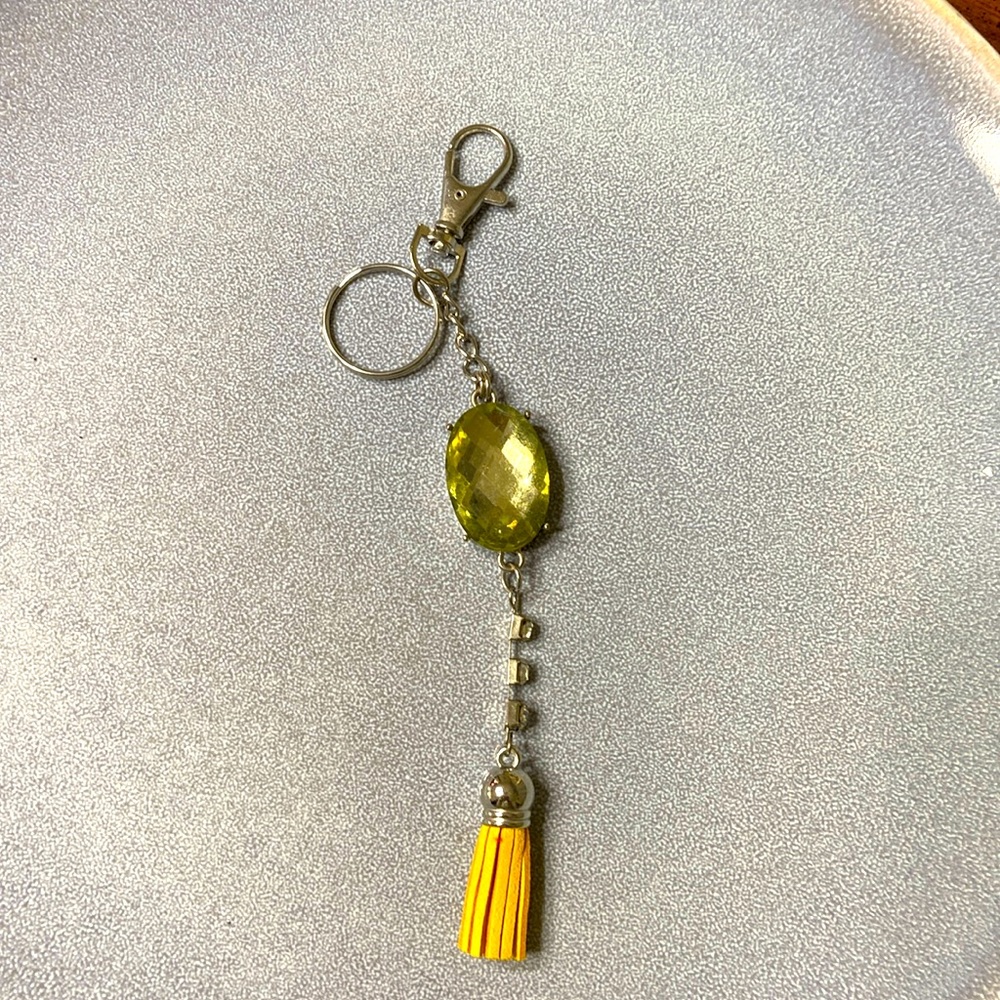 Handmade, Repurposed Bag Charm, Keychain